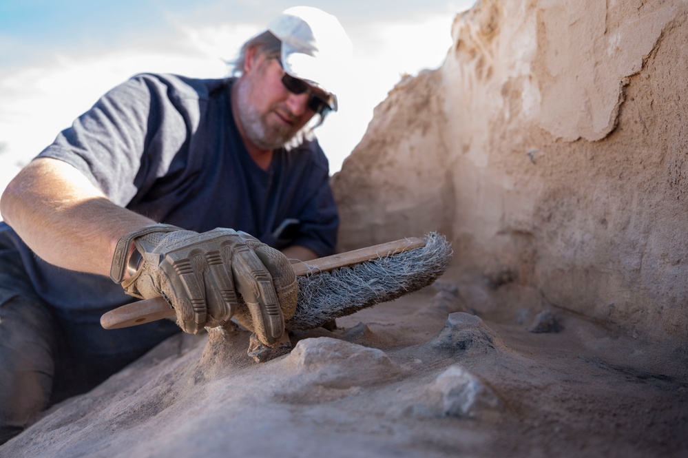 49th CES assists in uncovering archaeological site on Holloman
