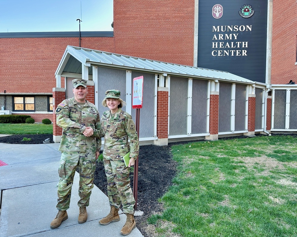 Munson Army Health Center welcomes MEDCOM Commanding General