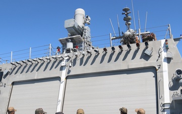 Expeditionary Warfare Training Group Pacific International Students onboard USS Savannah (LCS 28)