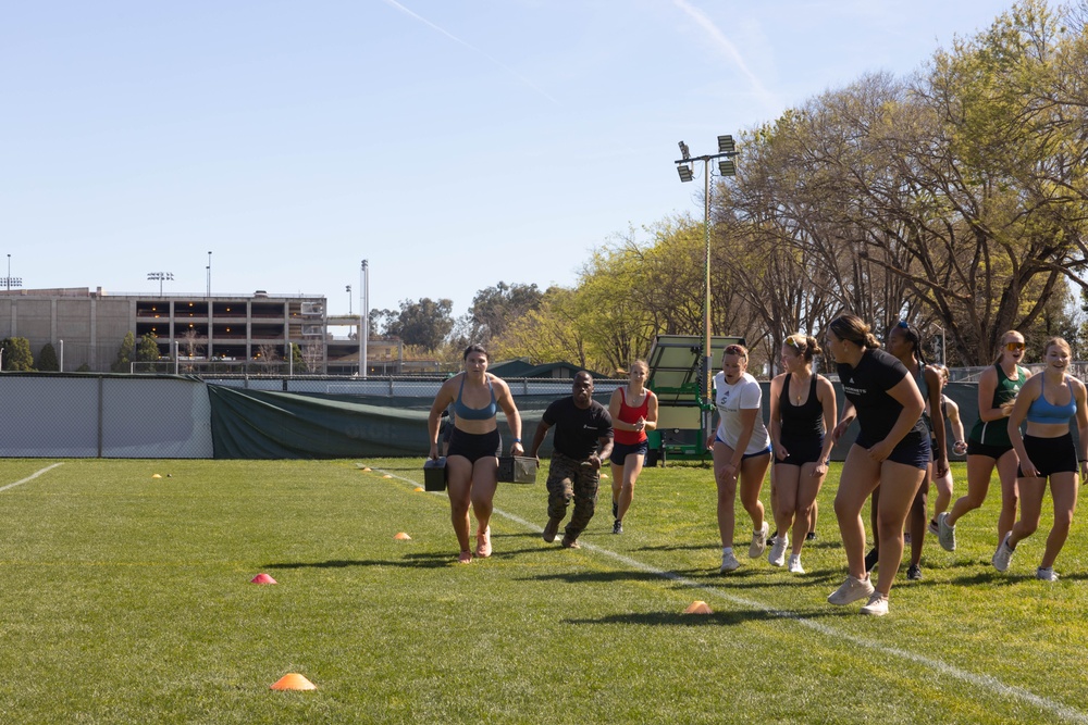 Marines, Sac State women’s rowing conduct CFT