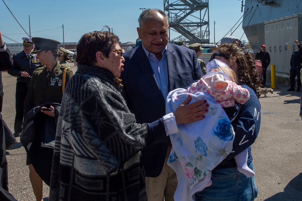 USS Bataan Returns to Naval Station Norfolk