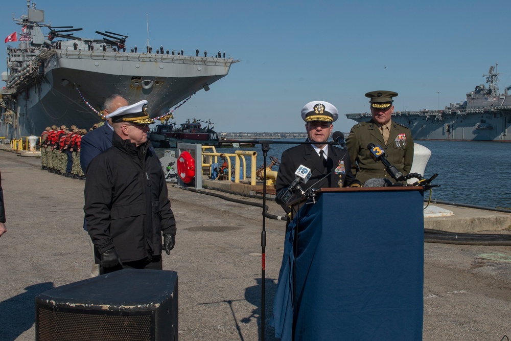 USS Bataan Returns to Naval Station Norfolk