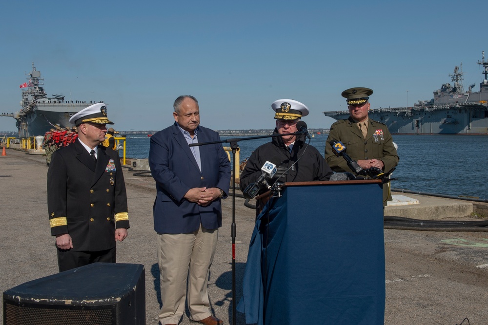 USS Bataan Returns to Naval Station Norfolk