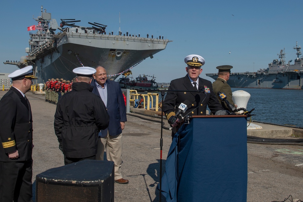 USS Bataan Returns to Naval Station Norfolk