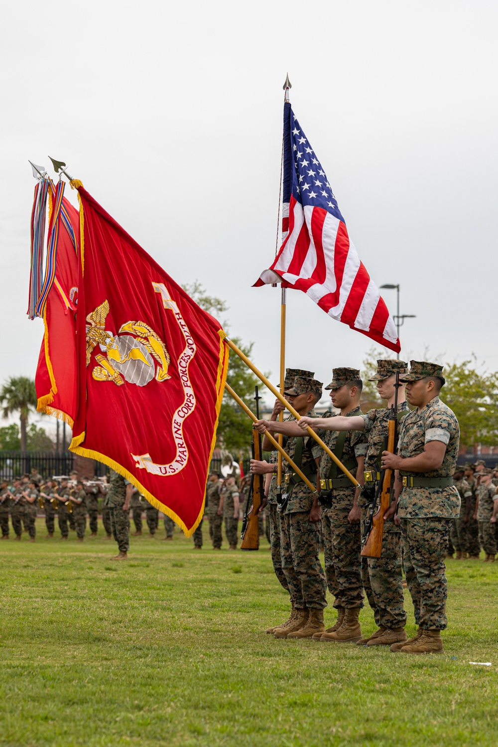 Marine Forces Reserve and Marine Forces South host change of command ceremony
