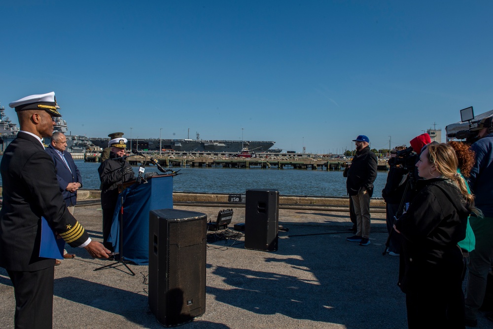 USS Bataan Returns to Naval Station Norfolk