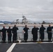 Sailors render honors to Battleship Missouri Memorial