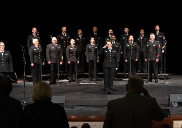 Navy Band Sea Chanters performs in Grand Prairie Texas
