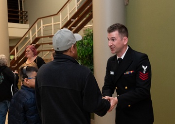 Navy Band Sea Chanters performs in Grand Prairie Texas