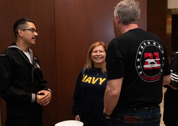 Navy Band Sea Chanters performs in Grand Prairie Texas