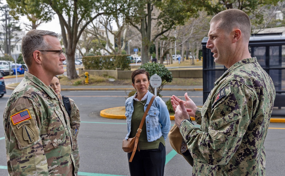 Maj. Gen. Rudd Visits USNMRTC Yokosuka