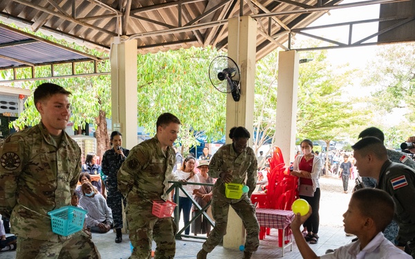 Cope Tiger participants visit local school in Thailand