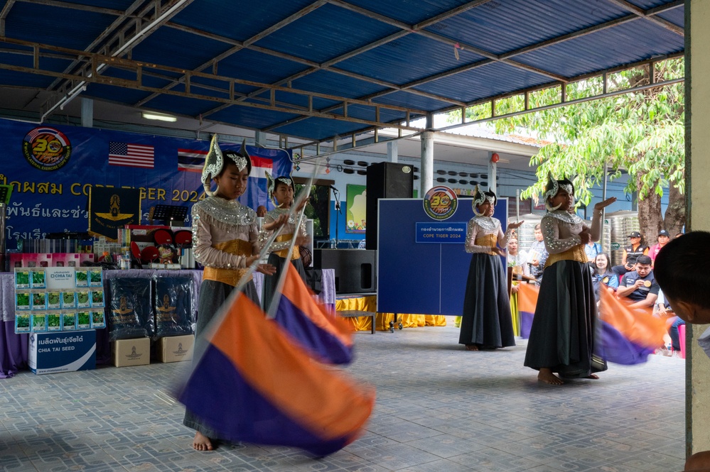 Cope Tiger participants visit local school in Thailand