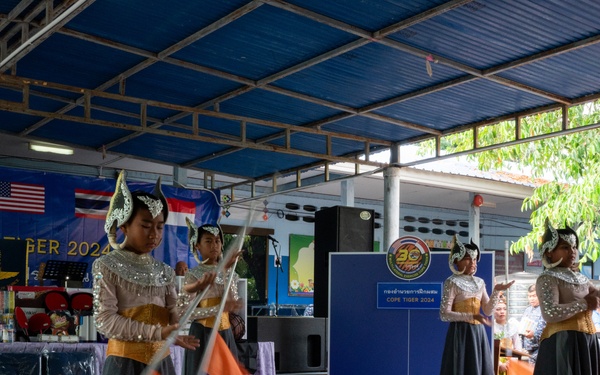 Cope Tiger participants visit local school in Thailand