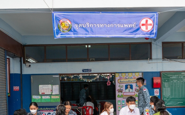 Cope Tiger participants visit local school in Thailand