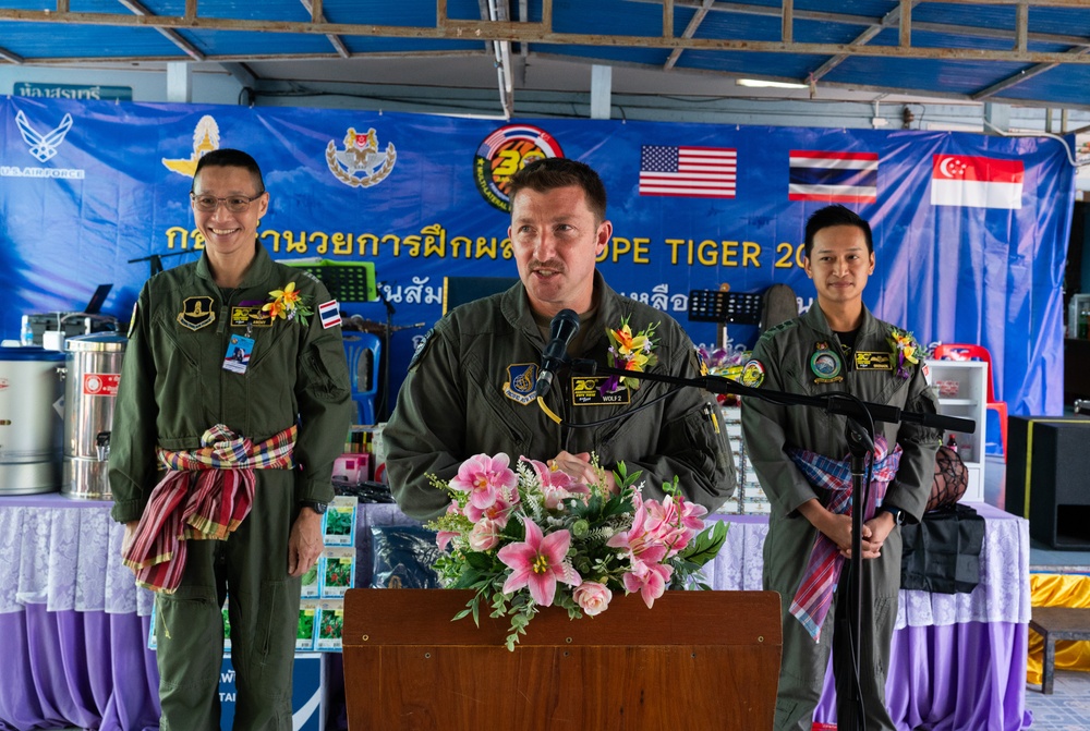 Cope Tiger participants visit local school in Thailand