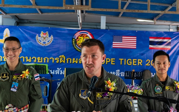 Cope Tiger participants visit local school in Thailand