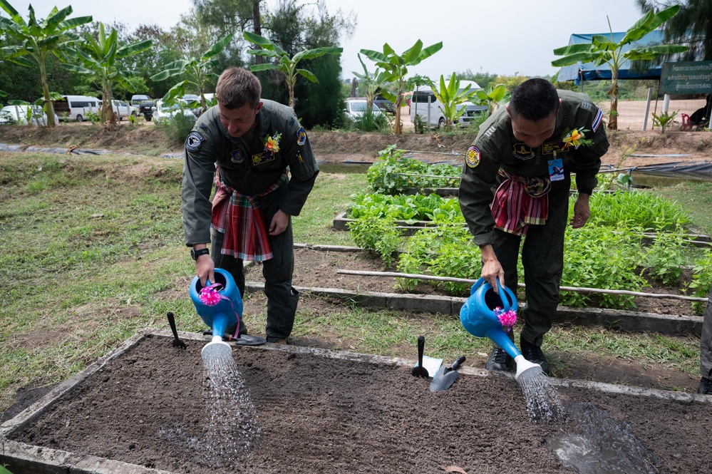 Cope Tiger participants visit local school in Thailand