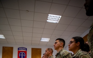 Lieutenant General Christopher Donahue visits &quot;Task Force 82&quot; and &quot;Task Force Rakkasans&quot; at Mihail Kogalniceanu Air Base Romania