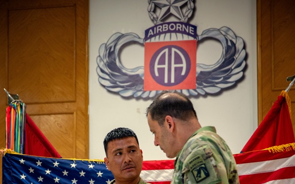 Lieutenant General Christopher Donahue visits &quot;Task Force 82&quot; and &quot;Task Force Rakkasans&quot; at Mihail Kogalniceanu Air Base Romania