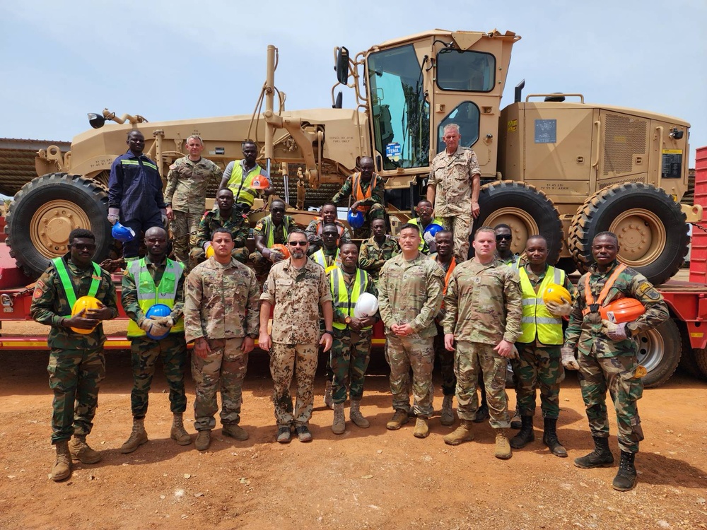 2nd SFAB engineers advise, assist Ghanaian counterparts