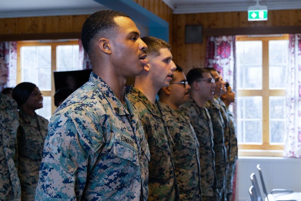 U.S. Marines Graduate Corporals Course in Norway