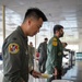 U.S. and Indian service members socialize at tea time during Exercise Tiger TRIUMPH 2024