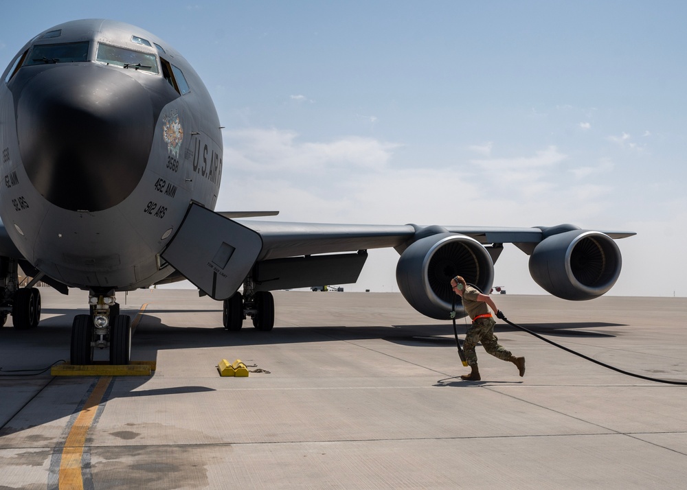 Airmen in aircraft maintenance