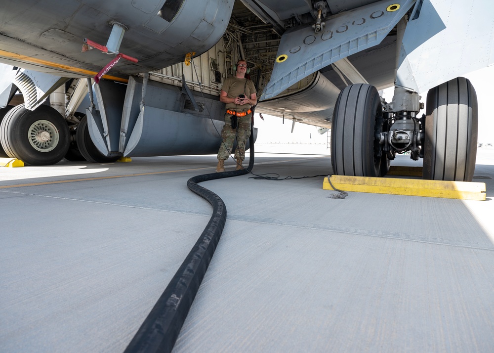 Airmen in aircraft maintenance