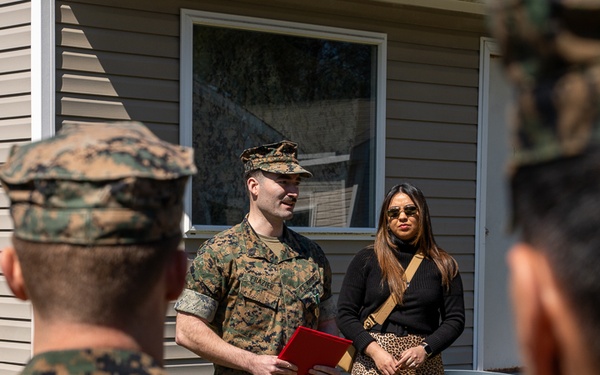 Marine awarded Navy and Marine Corps Commendation Medal for Saving the Life of Another Marine