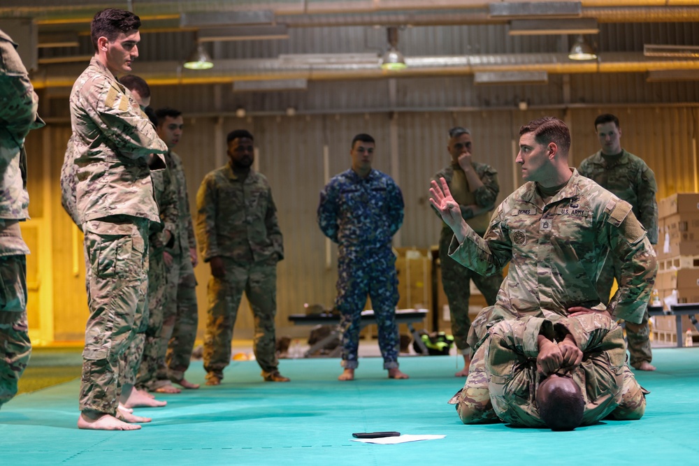 Best NCO and Soldier of the Rotation Competition: Combatives Preparation