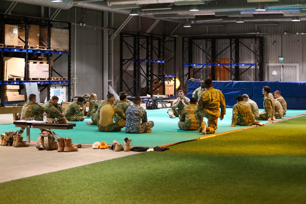 Best NCO and Soldier of the Rotation Competition: Combatives Preparation