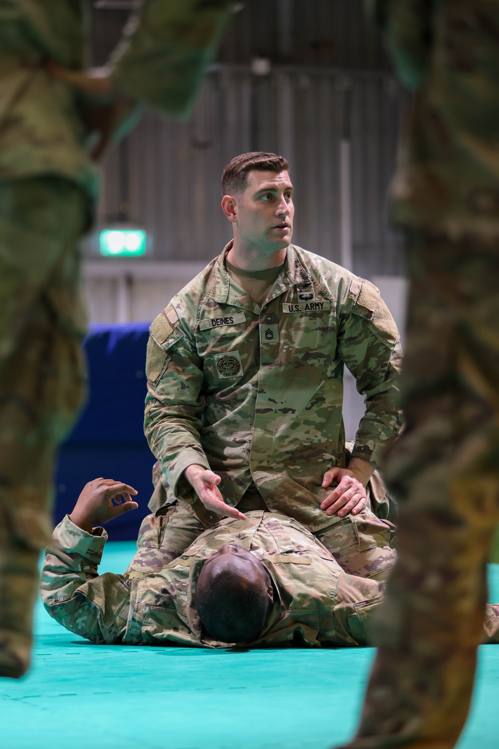 Best NCO and Soldier of the Rotation Competition: Combatives Preparation