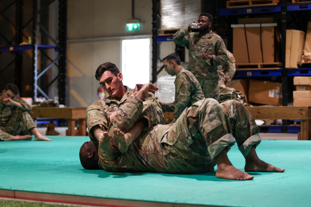 Best NCO and Soldier of the Rotation Competition: Combatives Preparation