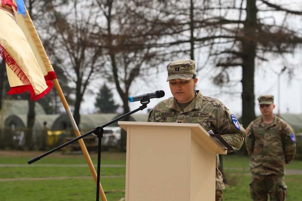 Sustainment Soldiers host company Transfer of Authority