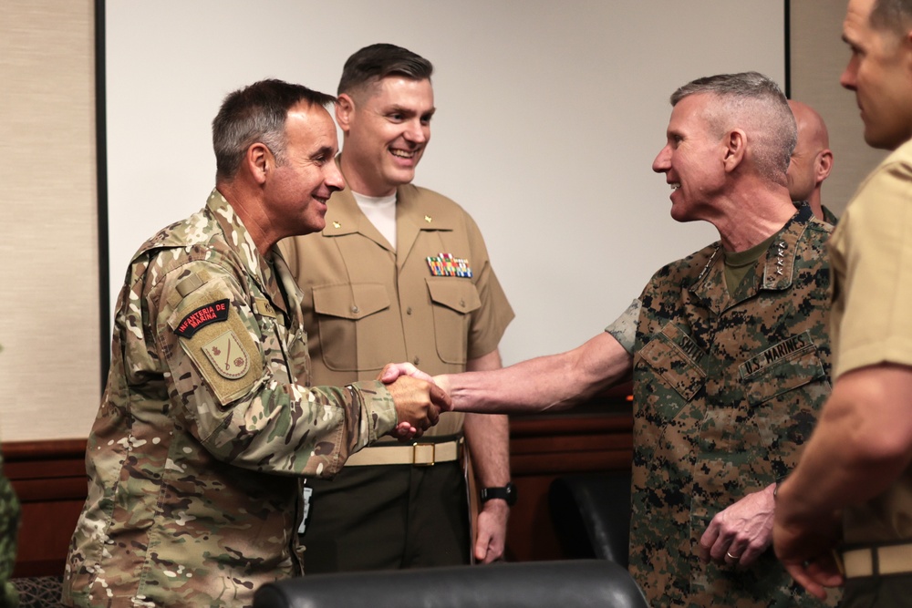 U.S. Marine Corps Commandant meets with Partner Nation Marine Corps leaders in New Orleans