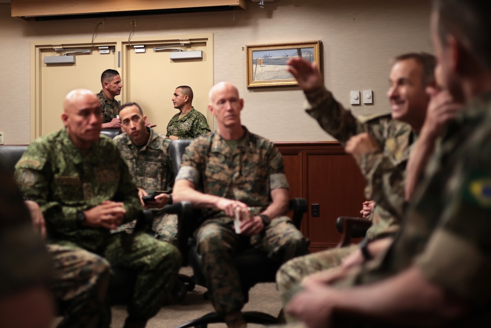 U.S. Marine Corps Commandant meets with Partner Nation Marine Corps leaders in New Orleans