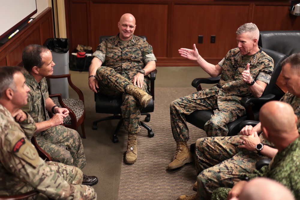 U.S. Marine Corps Commandant meets with Partner Nation Marine Corps leaders in New Orleans