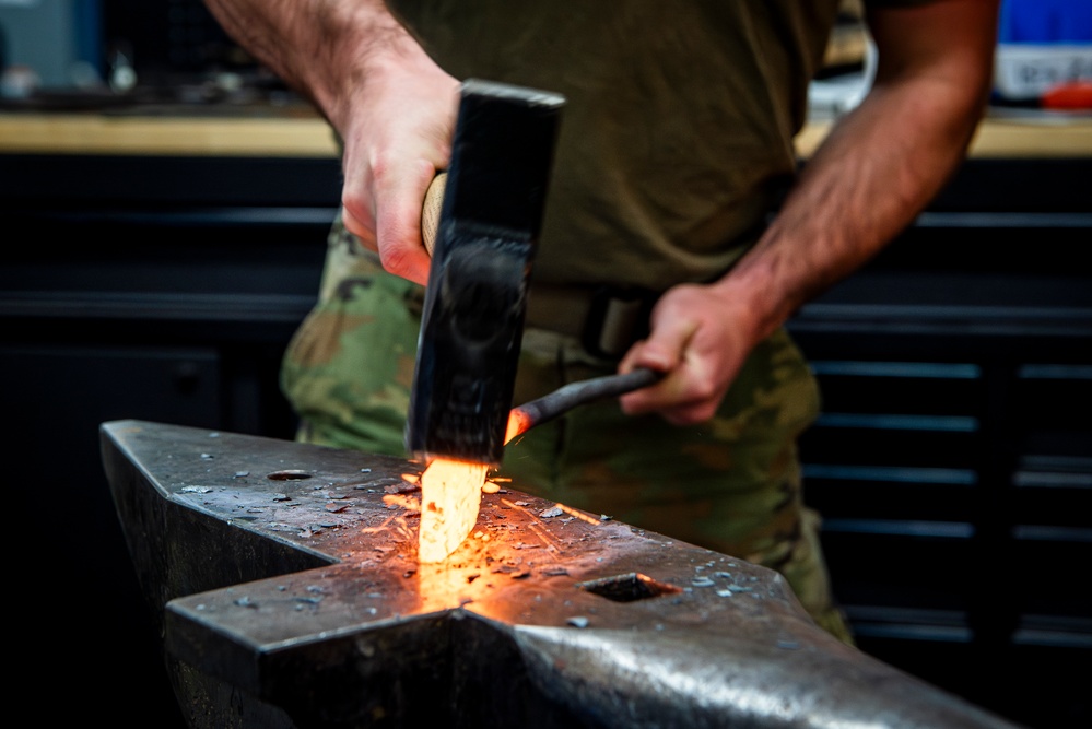Metallurgy: creating art through knife-making