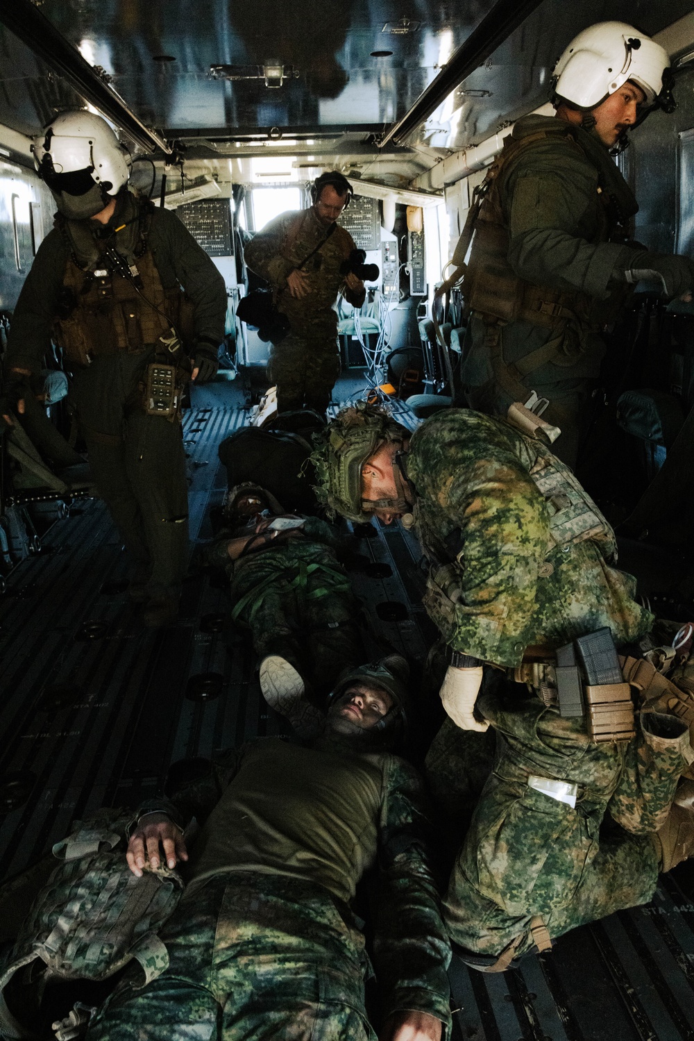 Dutch Marines Simulated Casualty Evacuation