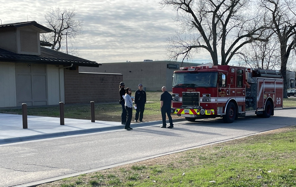 Firefighter Fridays at Fort Riley Child Development Centers