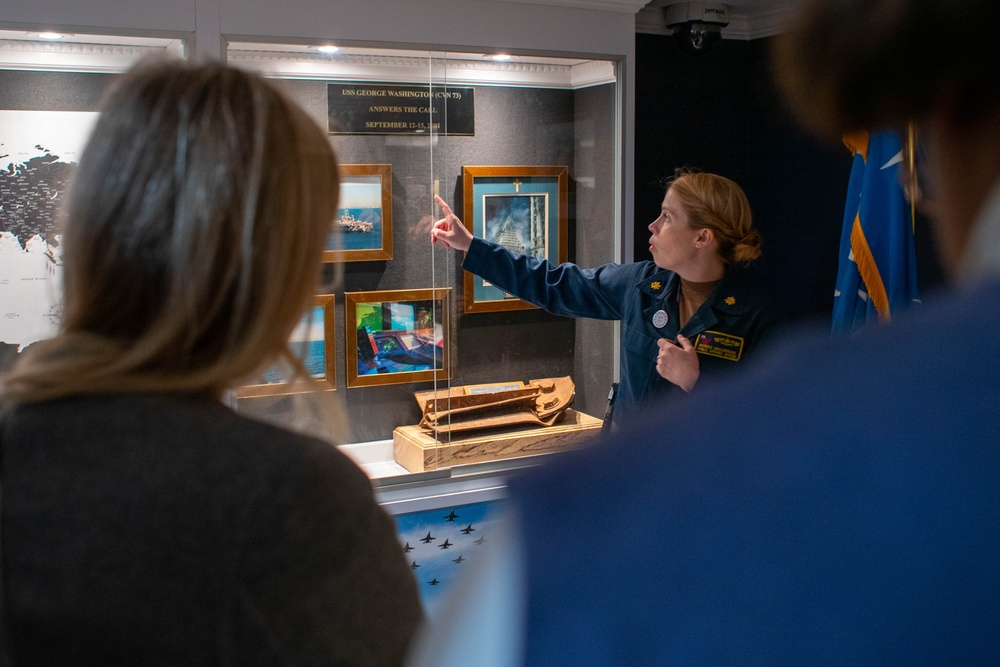 George Washington hosts Museum Rededication Ceremony