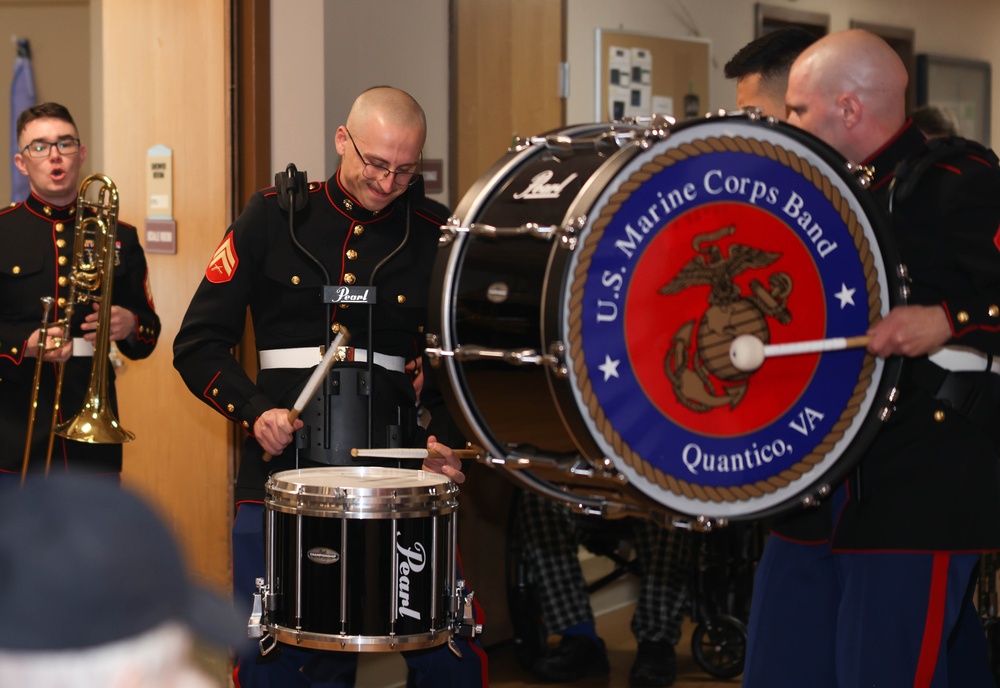 Quantico Marine Band performs at Scranton's St. Patrick's Day Parade