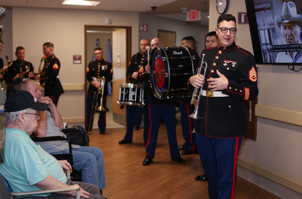 Quantico Marine Band performs at Scranton's St. Patrick's Day Parade