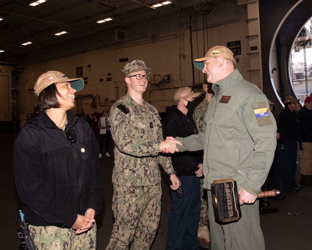 Capt. Matthew Mulcahey Departs USS Gerald R. Ford