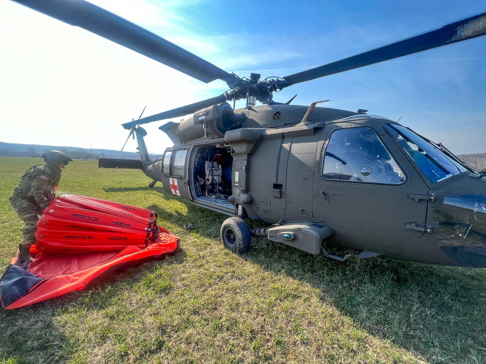 W.Va. Guard Aircraft and Personnel Assist with Aerial Firefighting Support