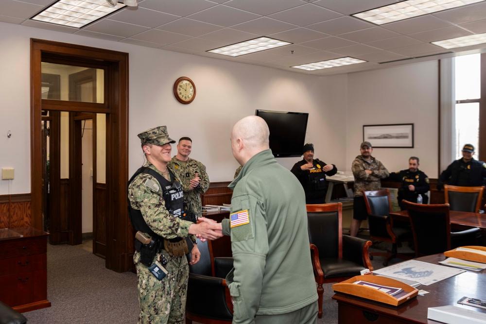 NSGL Meritoriously Promotes Master-at-Arms