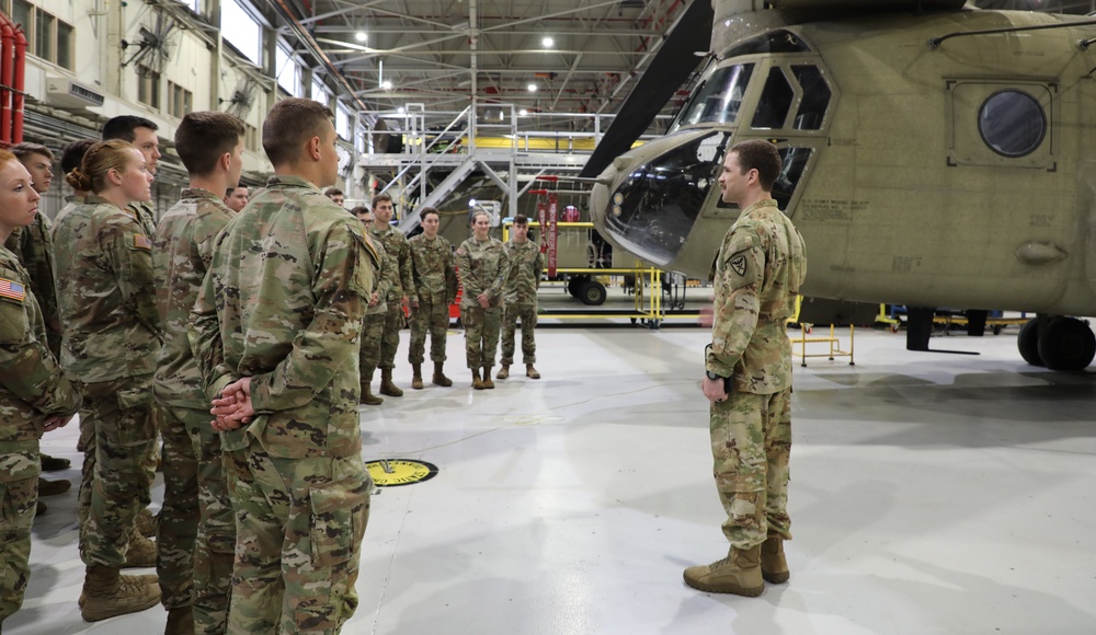 Auburn ROTC cadets visit USAACE