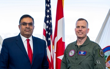 Mr. Nitin Natarajan, Deputy Director of Cybersecurity and Infrastructure Security Agency, Visits NORAD, USNORTHCOM