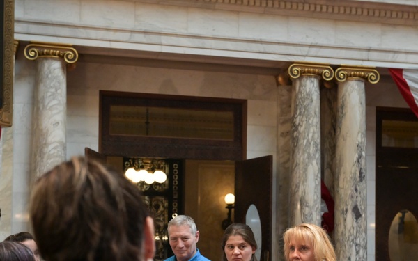 Mrs. Dianne Loh visits Truax Field